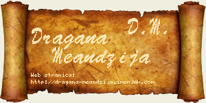 Dragana Meandžija vizit kartica